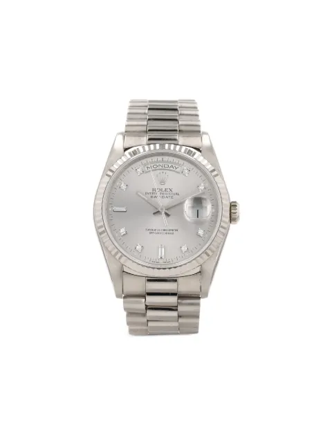 Rolex 1991 Day-Date 36mm Silver 419008