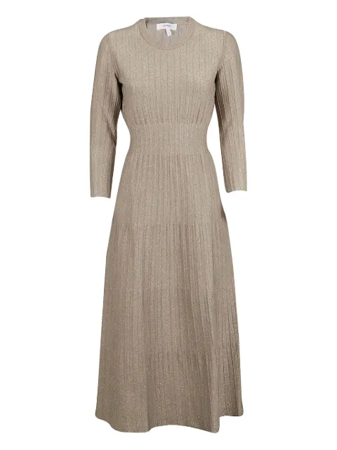 Casasola pleated midi dress Neutrals DRSMGEORGIA