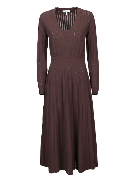 Casasola knitted maxi dress Brown DRSCCOSIMA