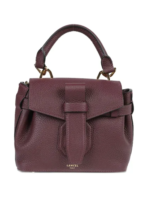 Lancel leather top-handle shoulder bag Red A13165