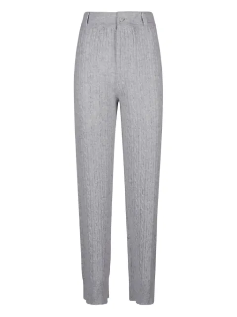 Guest In Residence cable-knit pants Grey W26310CM
