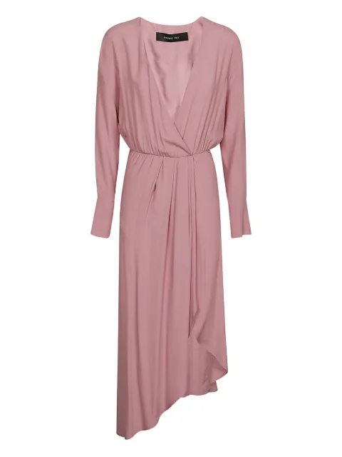 Federica Tosi asymmetric wrap dress Pink FTE24AB1380SE0020