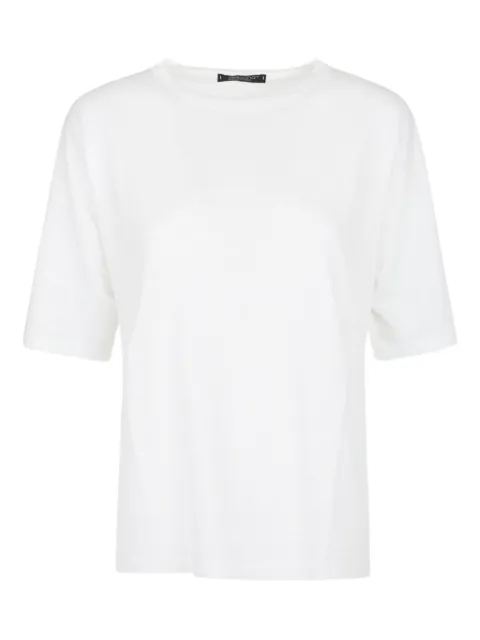 Aragona linen T-shirt White D3112TC