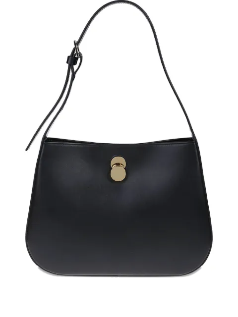 Fabiana Filippi curved leather shoulder bag Black BGD265A8580000L214