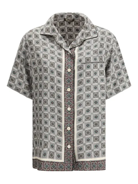 Loro Piana silk shirt White FAP8302