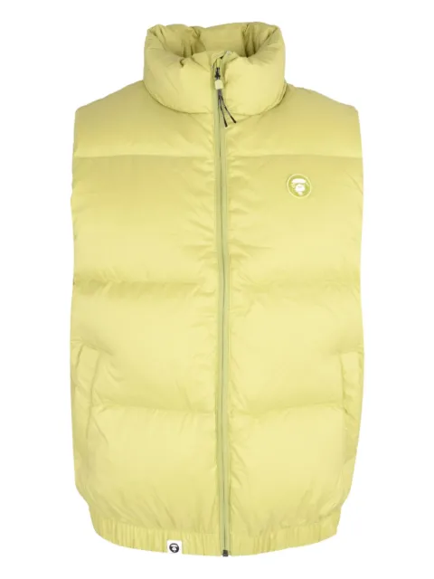AAPE BY *A BATHING APE® AAPE AAPENOW Moonface padded gilet Yellow AAPDNM7721XXP