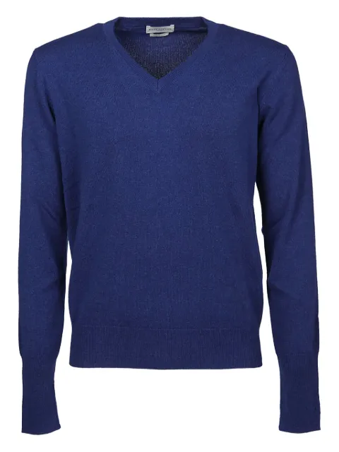 Ballantyne V-neck cashmere sweater Blue P2P00112K00