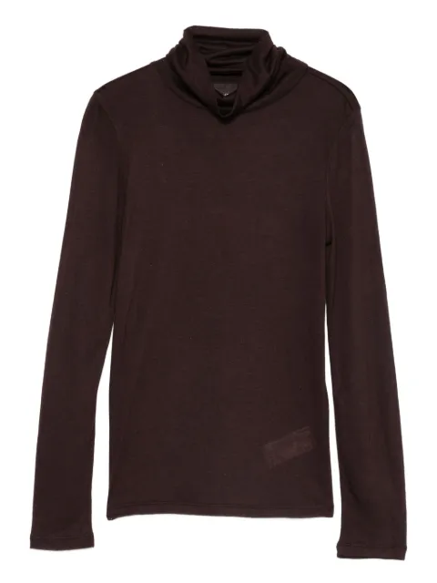 Majestic Filatures Dolcevita jumper Red M482FTS011