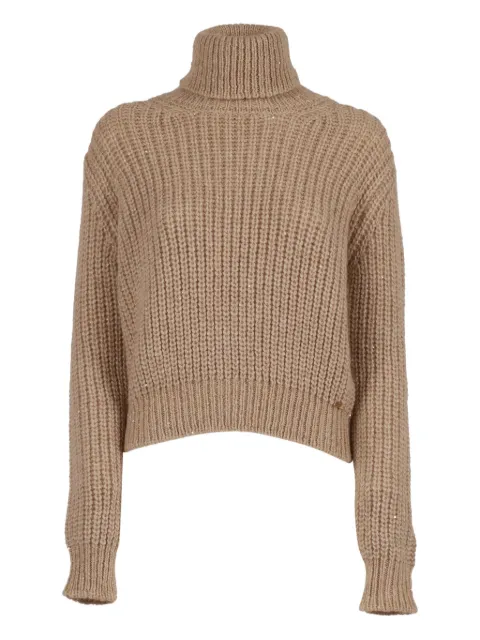 Fay Dolcevita sweater Brown NMWC1515840XRQ