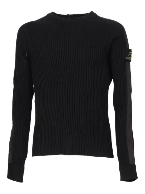 Premiata ribbed crew-neck sweater Black PMG26T