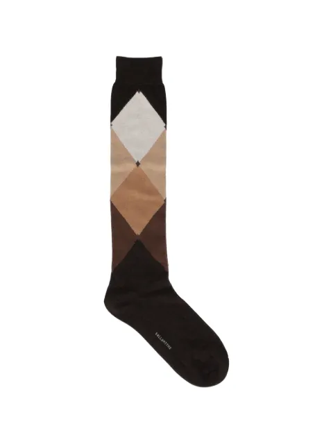 Ballantyne argyle-knit socks Brown BMX03114CT1