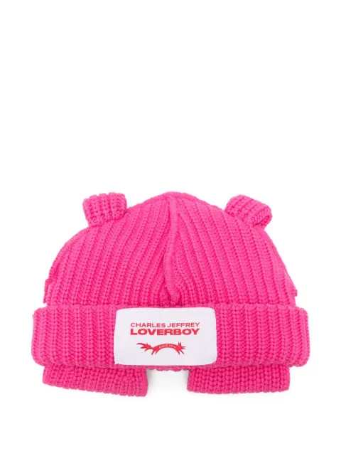 Charles Jeffrey Loverboy pop up-ears beanie Pink 052130204