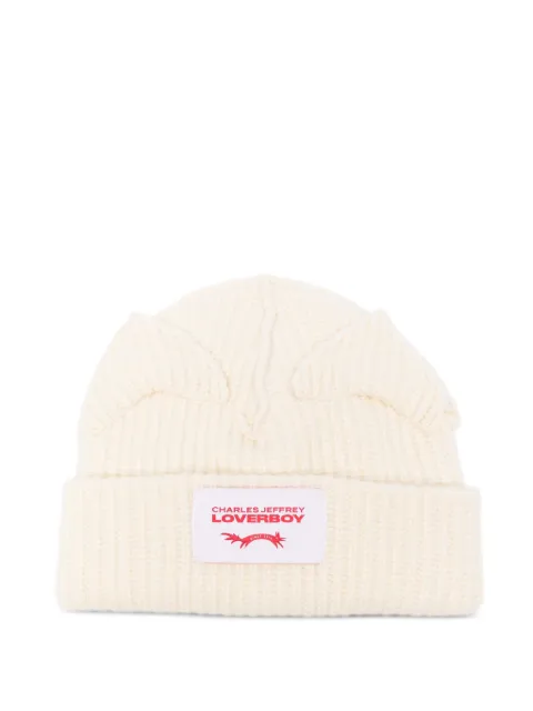 Charles Jeffrey Loverboy Ears beanie Neutrals 054132402