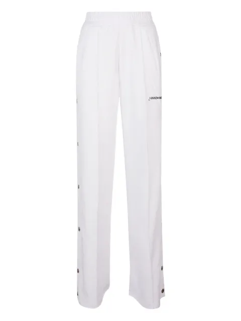 HINNOMINATE button-detail cotton track pants White HMABW00151