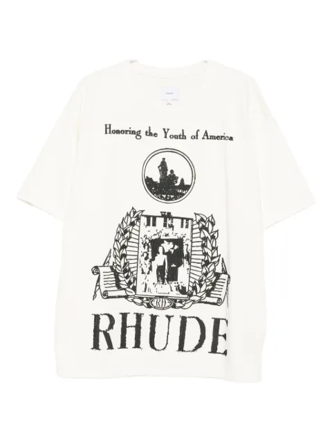 RHUDE Summerland T-shirt White RHFW25TT06012