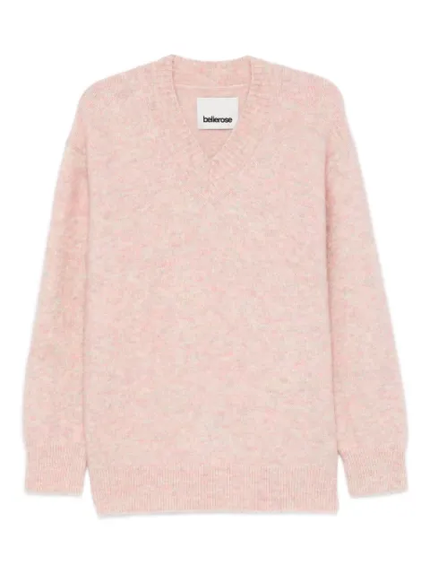 Bellerose v-neck sweater Pink BW252907K1643C