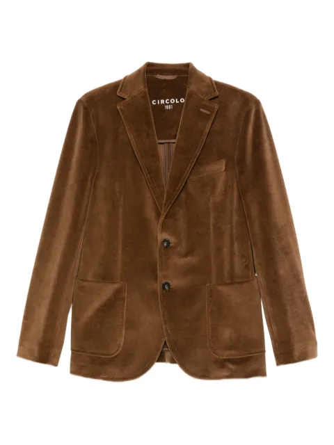 Circolo 1901 single-breasted blazer Brown CN4973