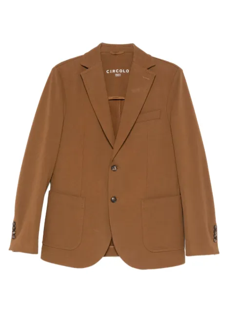 Circolo 1901 single-breasted blazer Brown CN4925