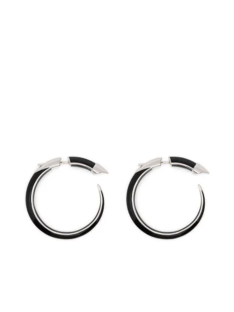Shaun Leane Sterling Silver Sabre Solis hoop earrings Silver SS002SSBKEOS