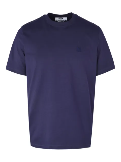 MSGM logo T-shirt Blue 3940MM125257798