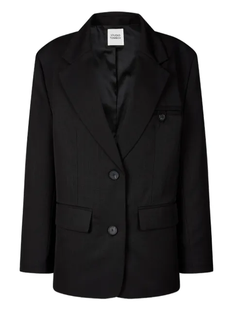 TOMBOY single-breasted blazer Black 9105312504