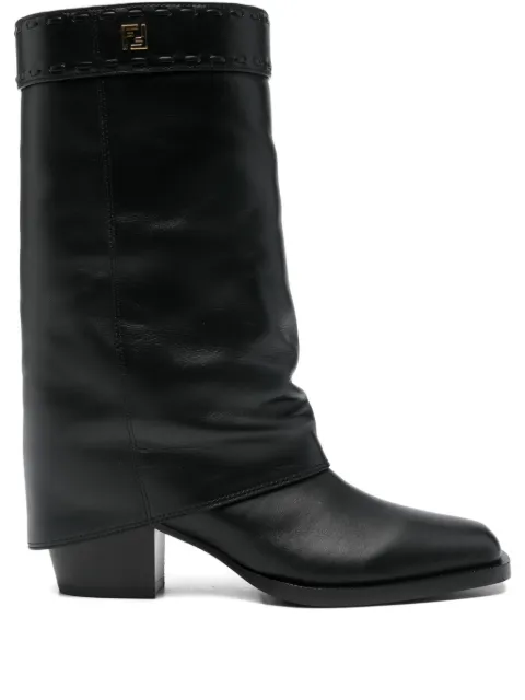FENDI leather ankle boots Black 8T8762NA7