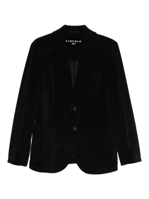 Circolo 1901 single-breasted blazer Black CN4973