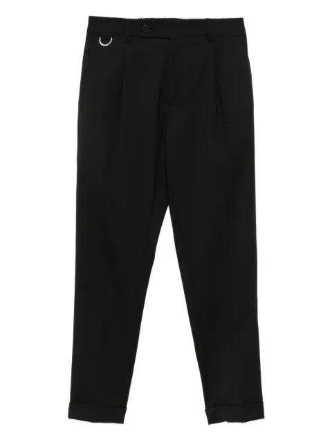 Low Brand pleated straight-leg trousers Black L1PFW25266920D001