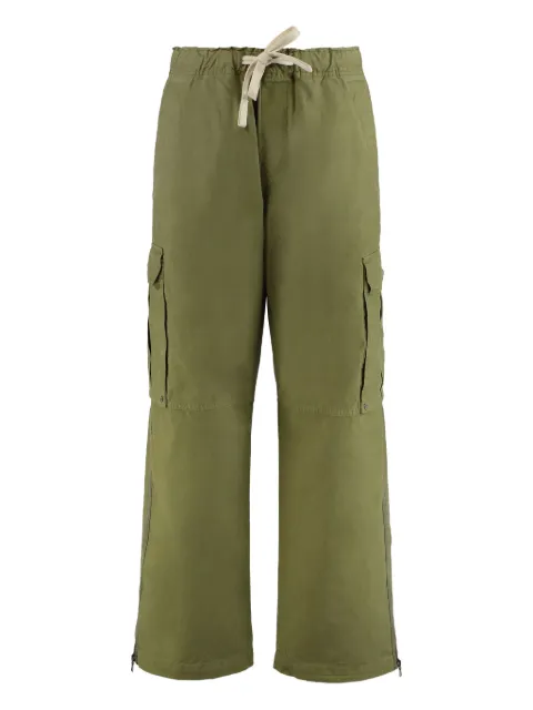 Palm Angels drawstring cargo trousers Green PMCF037F25FAB001