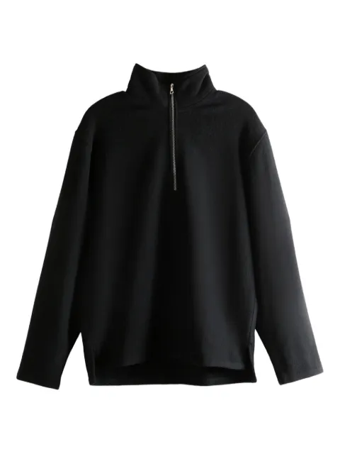 Rier half-zip wool sweater Black NFL15