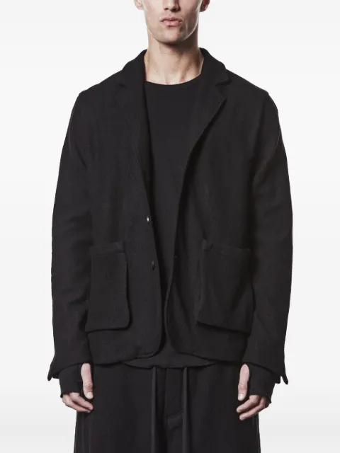 Thom Krom patch pocket wool jacket Black MB62