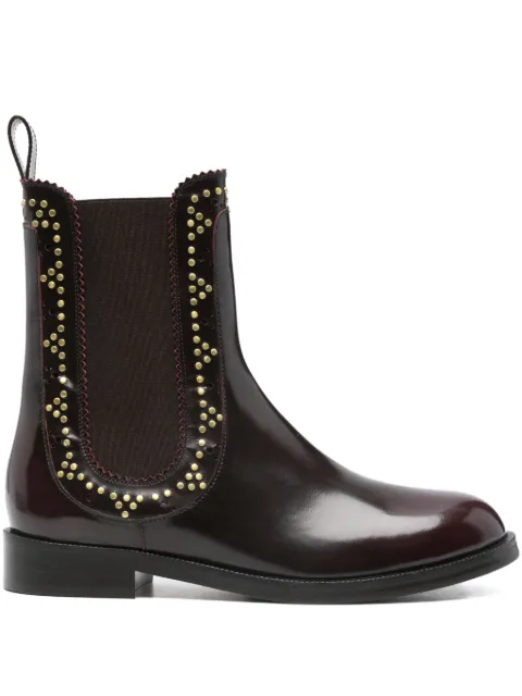 Aquazzura studded boots Brown SKELAB0SZBABP