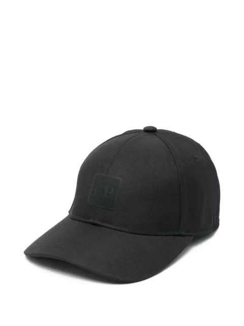 C.P. Company Metropolis Series polyester twill logo cap Black 19CLAC044A005952A