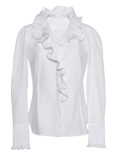 Cara Cara Anne ruffle-detail shirt White 313WHT