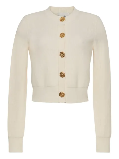 Cara Cara Ellery floral-button cardigan Neutrals 9189WHT