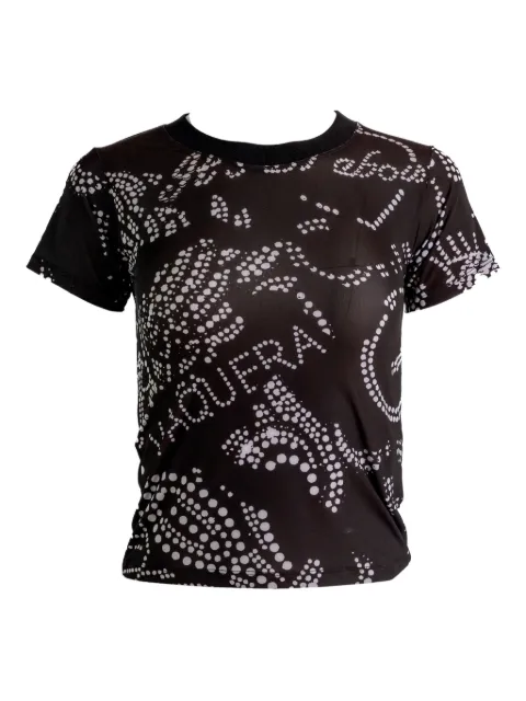 Vaquera graphic-print t-shirt Black VAQ10T001
