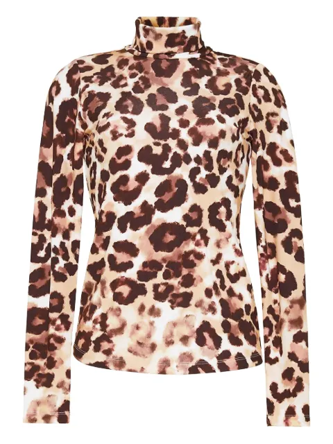 Cara Cara Suzie mock-neck top Brown 388ACI