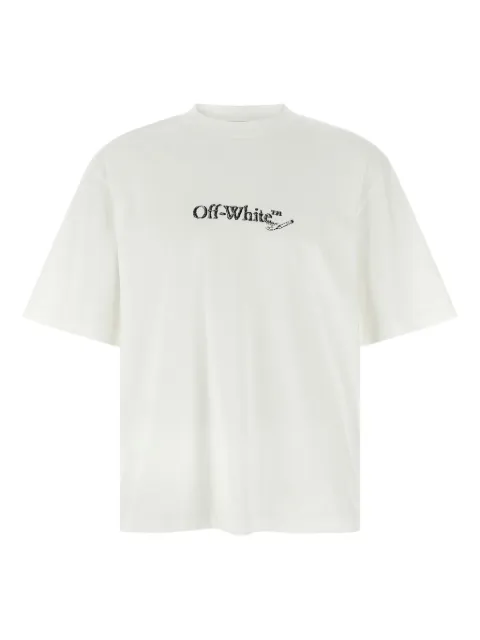 Off-White logo-print T-shirt White OMAA120F25JER00C0110