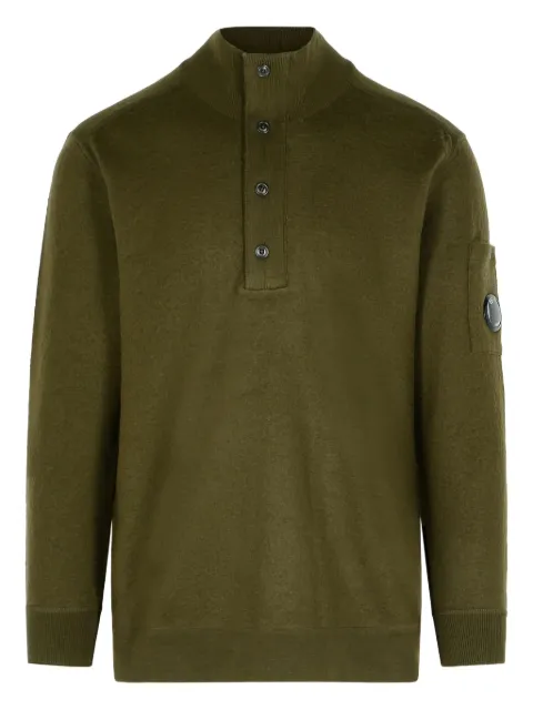 C.P. Company Lens-detail sweater Green 19CMKN199A110468A