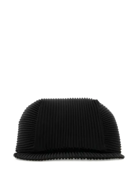 Homme Plissé Issey Miyake plissé baseball cap Black HP58AA427