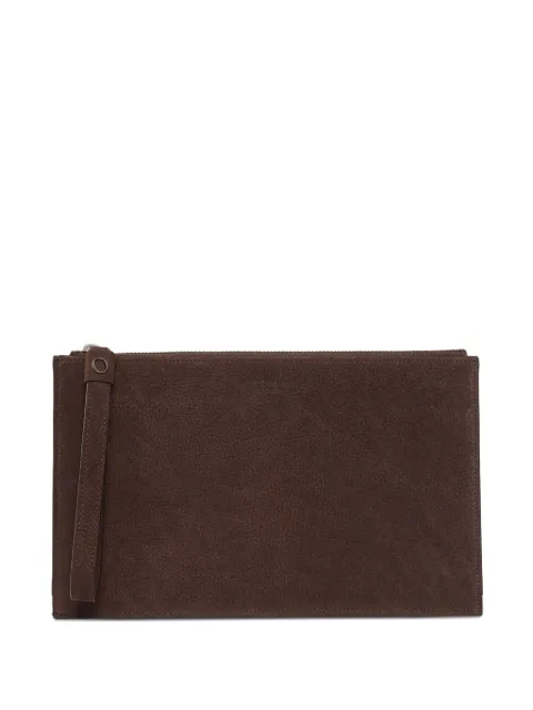 Orciani logo-stamp wallet Brown SU0119NAB