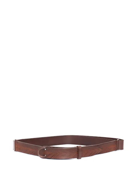 Orciani textured leather belt Brown NB0129DIV
