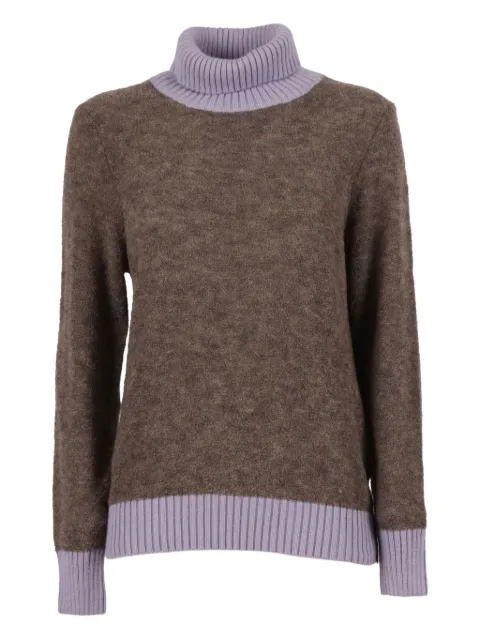K-Way Grazay turtleneck sweater Brown K4141BW