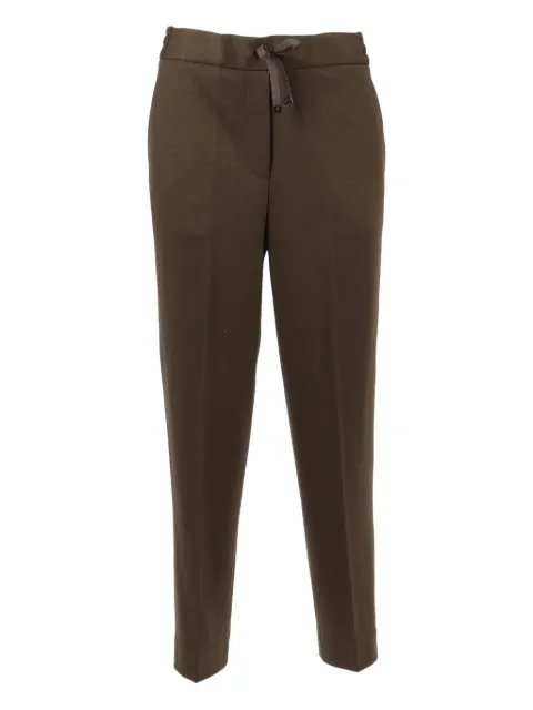 Circolo 1901 Carrot drawstring trousers Brown FD3732