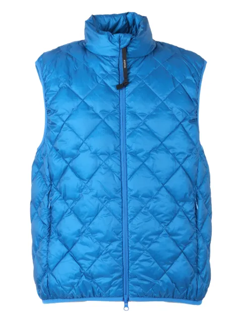 ASPESI quilted zip-up gilet Blue I5I06D545
