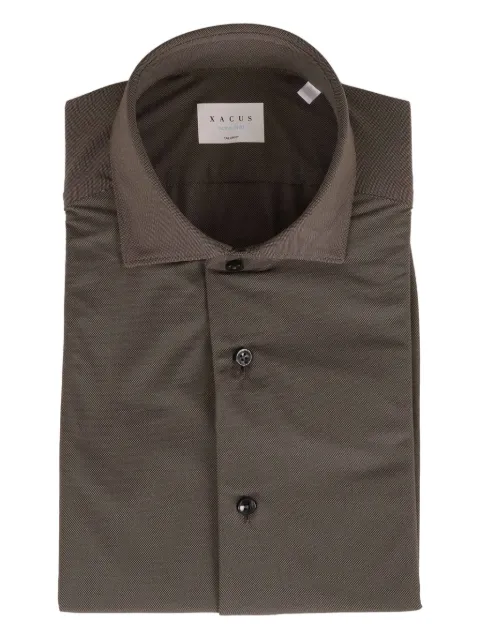 Xacus buttoned shirt Brown ACT558ML11460