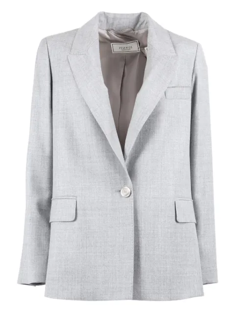 Peserico single-button jacket Grey A01137D03359