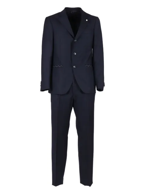 LUIGI BIANCHI MANTOVA single-breasted suit Blue 335500462