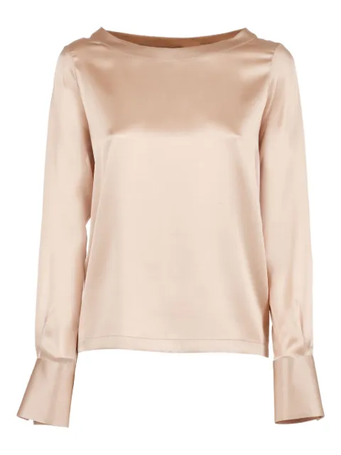 Mazzarelli Angie satin blouse Neutrals 29002