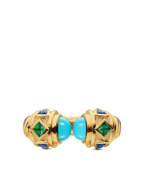 David Yurman 18K yellow gold Renaissance multi-stone ring Gold R1798788KTQTSTZ